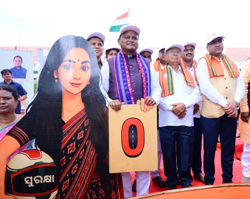 କେନ୍ଦୁଝରର ୧୩ ଟି ବ୍ଲକରେ ଗଡ଼ିଲା ଶୂନ ଦୁର୍ଘଟଣା ବାର୍ତ୍ତା ପ୍ରଚାର ରଥ
