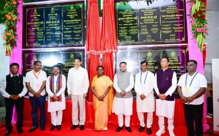 ମହାମହିମ ରାଷ୍ଟ୍ରପତି ଶ୍ରୀମତୀ ଦ୍ରୌପଦୀ ମୁର୍ମୁଙ୍କ ଦ୍ୱାରା “ରାଇରଙ୍ଗପୁର ପୋଲିସ ଜିଲ୍ଲା”ର ଶୁଭ ଉଦଘାଟିତ